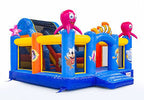 Ocean Theme Inflatable Bouncy Castle with Slide | Kids Jumping Castle for Birthday Parties & Outdoor Play | UAE