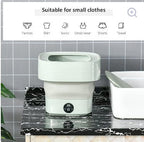 Foldable Mini Washing Machine | Portable Compact Washer for Apartments & Travel
