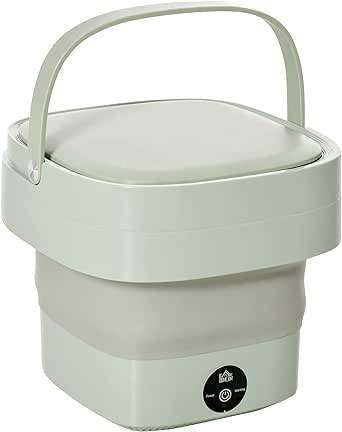 Foldable Mini Washing Machine | Portable Compact Washer for Apartments & Travel