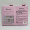 Febble® Soft Lavender & Silver Glitter Press-On Nails | 24pc Elegant Glam